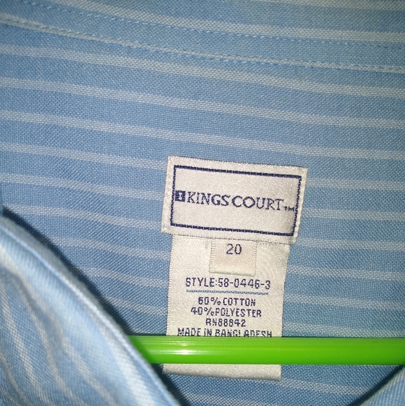 Men's Plus Size Collared Shirt - Picture 3 of 4